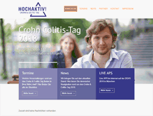 Tablet Screenshot of crohn-und-colitis-tag.de
